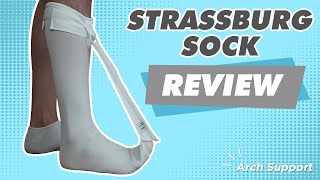 The Strassburg Sock  Best Night Splint For Plantar Fasciitis [upl. by Biddie]