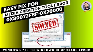 Easy fix Windows 10 Media Creation Tool Error 0x80072F8F 0x20000  Malayalam [upl. by Sairtemed961]