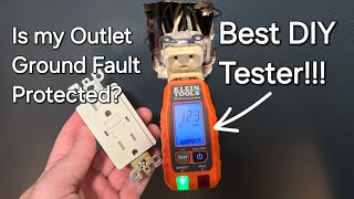 How To Ground Fault GFCI Test Outlets DIY Klein RT250 [upl. by Introc449]