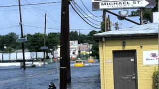 Hurricane Irene Flooding in Elmwood Park NJ [upl. by Llennyl]