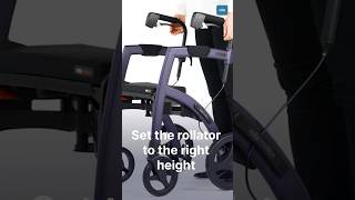 Adjusting your rollator to the right height is essential for your safety and comfort KeepRollzing [upl. by Lemkul]