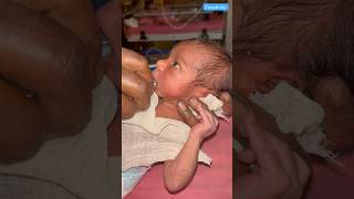 Feeding By Grandmother newbornbaby viralshort [upl. by Imekawulo]