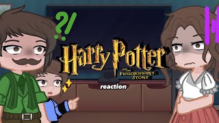 The Dursleys react to Harrys 1st yearPhilosophers stone  Gacha  Harry Potter [upl. by Retluoc627]