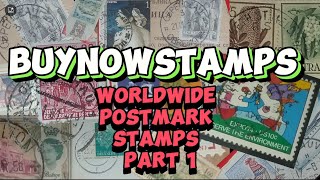 Worldwide postmarked stamps [upl. by Winou223]