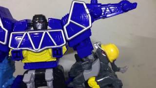 Power Rangers Dino Super Charge Spino charge ultrazord stop motion [upl. by Llevad]