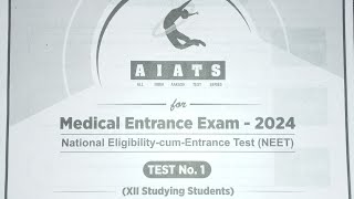 All India Aakash Test Series for NEET AIATS 1NEET 2024 XII studying [upl. by Odravde]