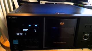 Sony DVPCX995V 400 Disc CD Player Juke [upl. by Bret638]