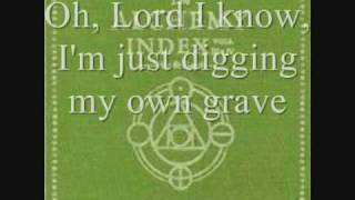 Thrice  Digging My Own Grave lyrics [upl. by Collete]