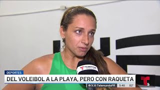 Elimari Escalante de no gustarle el tenis playa a ser de las mejores del mundo [upl. by Eniamrej]