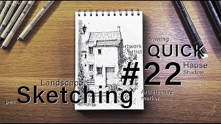 Quick SKETCHING № 22 I Sketchbook [upl. by Idnahk461]