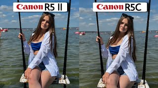 Canon Eos R5 Mark II Vs Canon Eos R5C Camera Test Comparison [upl. by Waers948]