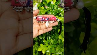 Diy handmade jewellery fabric pencil choker fashion choker handmadejewellerytrendingshortsviral👍 [upl. by Normac]