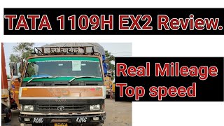 TATA 1109H EX2 Review real mileage  top speed  price all details In Hindi [upl. by Einnaoj]