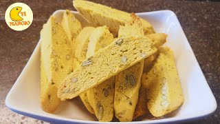 Ricetta Biscotti croccanti con Farina di Ceci e Semi di Zucca  Facili e Salutari [upl. by Josiah171]