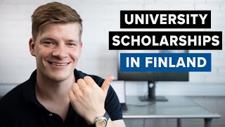 University Scholarships for INTERNATIONAL STUDENTS in Finland  Study in Finland [upl. by Gradeigh]