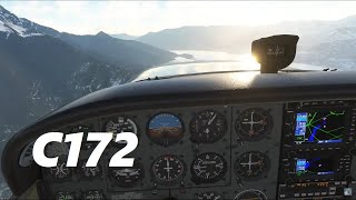 MSFS Full VR Flight LILO  LSZA  Cessna C172  Meta Quest 3 [upl. by Chrisoula]