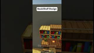 Bookshelf Design In MInecraft minecraft shorts [upl. by Curry215]