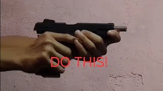 How To Turn Your Spring Type Airsoft Pistol To Semi Automatic [upl. by Scopp]