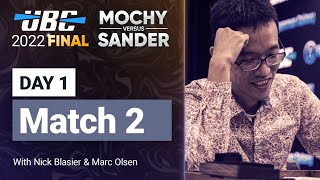 UBC 2022 Final MOCHY vs SANDER Match 2 Backgammon [upl. by Cresida766]