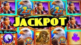 AMAZING JACKPOT  GREAT EAGLE RETURNS slot machine JACKPOT HANDPAY WIN [upl. by Kreis]