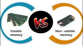 Different between Volatile and nonvolatile memory [upl. by Neetsuj]