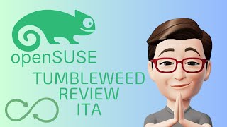 OpenSUSE Tumbleweed KDE Review ITA [upl. by Aloysia719]