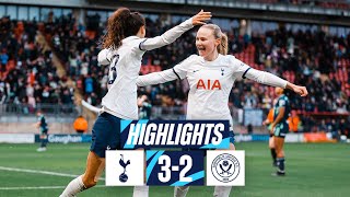 TOTTENHAM HOTSPUR 32 SHEFF UTD  HIGHLIGHTS  LATE COMEBACK IN FA CUP [upl. by Annadiane]