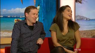 Death in Paradise Josephine Jobert amp Ardal O’Hanlon interview  with subtitles [upl. by Bock736]