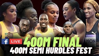 Massive 400m Final Discus Final Paris Olympic Games Watch Along Day 6 [upl. by Ranger621]