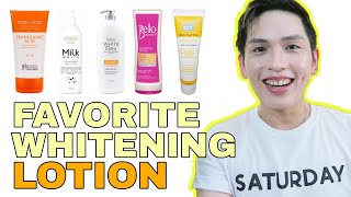 WHITENING LOTION FAVORITES LESS THAN 200 PESOS LANG LAHAT SIR LAWRENCE [upl. by Aseneg]