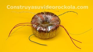 Calculation and homemade construction of a Toroidal Transformer [upl. by Gradeigh687]