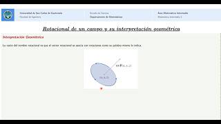 ROTACIONAL DE UN CAMPO Y SU INTERPRETACION GEOMETRICA  Video Explicativo [upl. by Case]