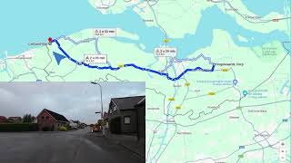 Cycling from Vogelwaarde to Cadzand Bad province of Zeeland summer 2024 [upl. by Ynohtnaluap]