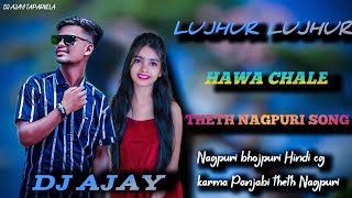 LUJHUR LUJHUR hawa chale danda patar patar theth Nagpuri song DJ AJAY TAPARKELA [upl. by Aninat462]