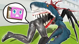 TV WOMAN VS ZOOCHOSIS MUTANT SHARK In Garrys Mod [upl. by Ario]