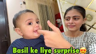 Basil ki khala ko surprise kardiya😍  1 day left for grand meet up [upl. by Longmire]