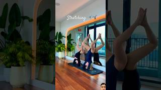 Handstand practice yoga flexibility yogagirl balance yogapose [upl. by Annoet198]