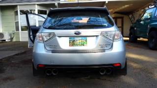 Magnaflow CatBack Exhaust on 2013 Subaru Impreza WRX Hatchback [upl. by Esirehc]