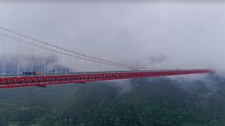 Explore Aizhai Bridge  Chinas amazing bridge engineering [upl. by Anirbys]