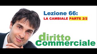 Diritto Commerciale Video Lezione n66  La cambiale PARTE 22 [upl. by Shellans362]