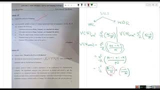 Sampling Techniques 2023 Past Paper Explained [upl. by Laro]