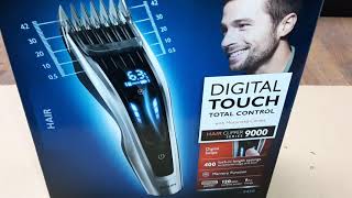 Unboxing PHILIPS Hair Clipper Series 9000Digital Touch [upl. by Ibloc]