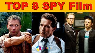 Top 8 Best Spy Hollywood Movies in Hindi  spymovie top8 film [upl. by Atikat]