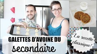 Galettes davoine du secondaire mmebonheurcuisine [upl. by Barrington]