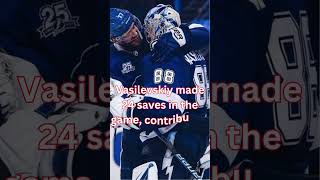 Vasilevskiy Shatters Records Silences Jets NHL record Hockey history Goalie highlights [upl. by Yssep822]