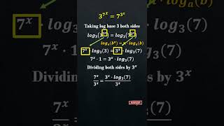 Math Olympiad  Exponential Equation maths [upl. by Rapsag]