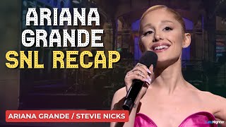 Ariana Grande  Stevie Nicks SNL Hot Take Show  S50 E3 [upl. by Ycniuq]