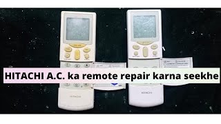 How to repair Hitachi Ac remote [upl. by Assen]