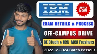 IBM Off Campus Drive 2024  Exam Details amp Process [upl. by Frederic]