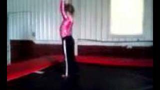 3 year old gymnast  back handsprings [upl. by Vassell893]